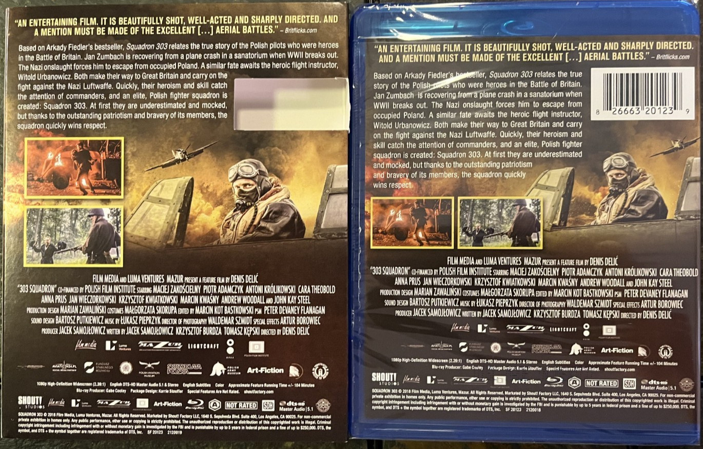 Squadron 303: The Battle of Britain Blu-Ray – Shout Factory – Brand New / Sealed