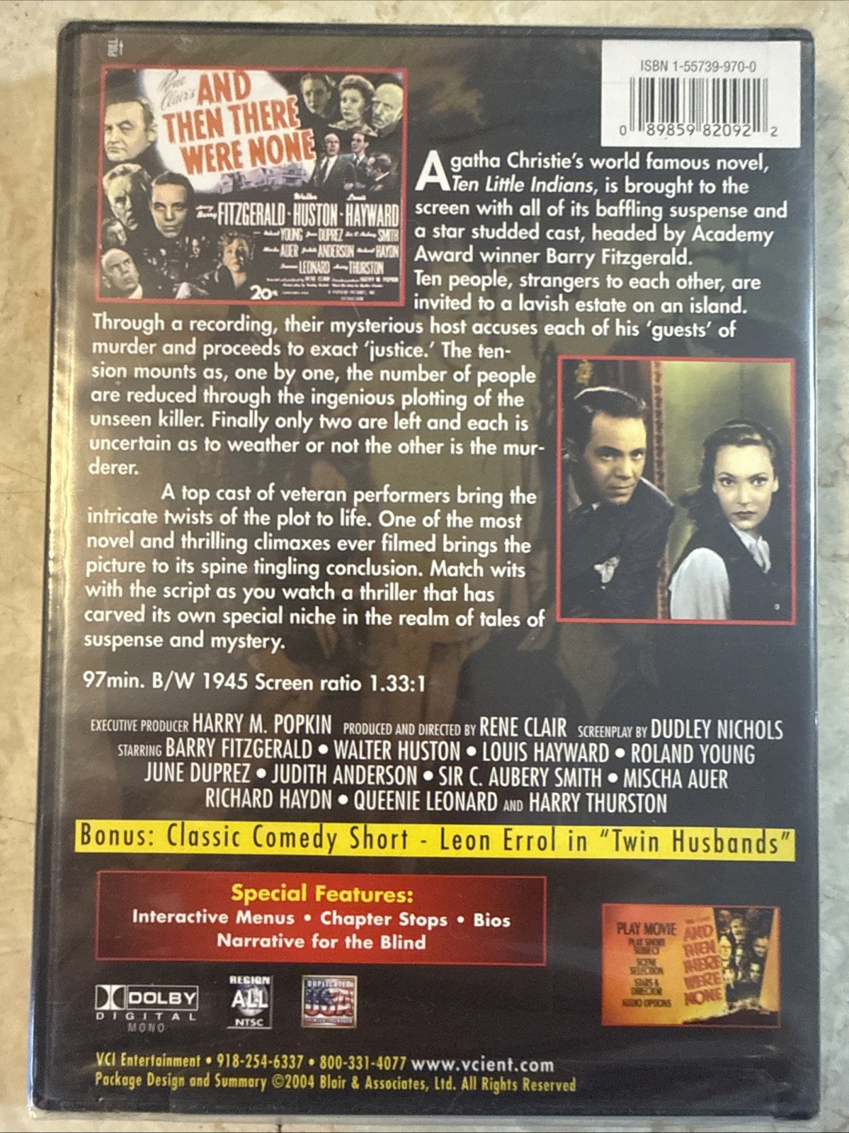 And Then there Were None (DVD, 1945)