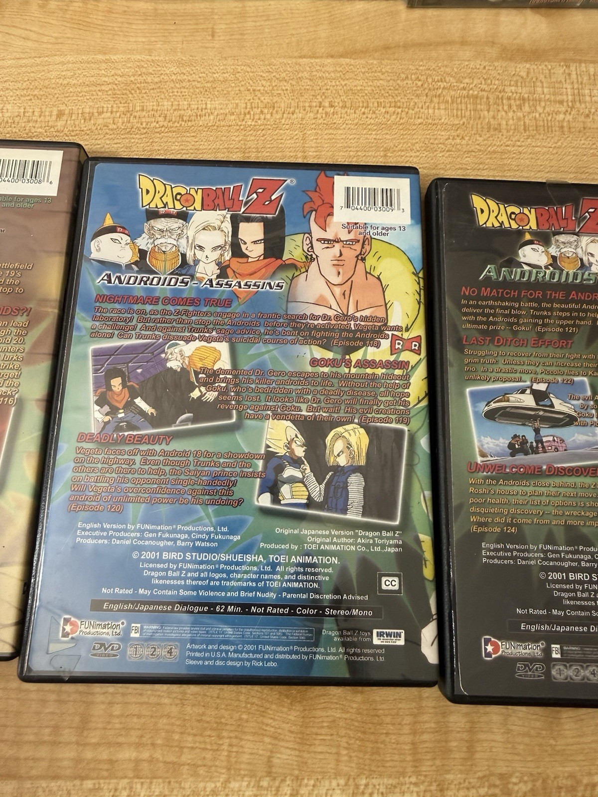 Dragon Ball Z Androids Saga Complete DVD Box Set