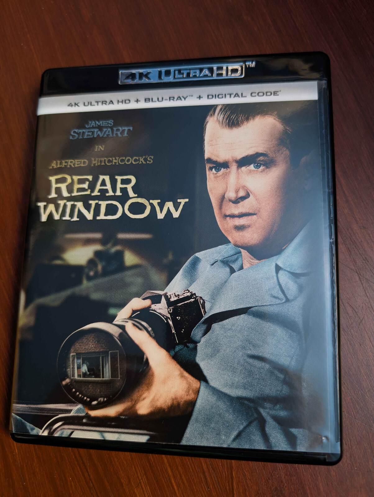 Rear Window 4K UHD James Stewart Like New, 4k UHD Disc Only!