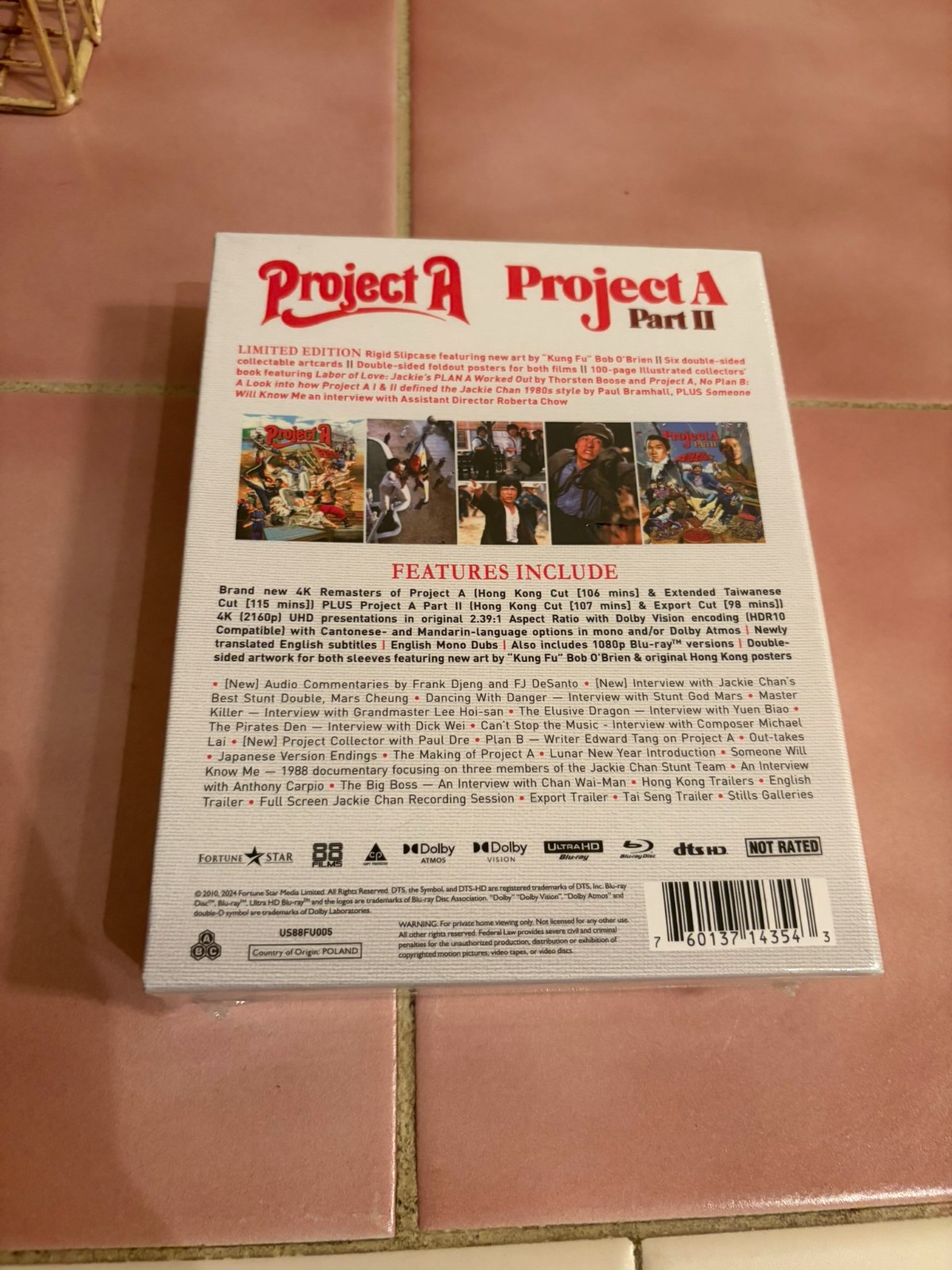 The Project A Collection (4K UHD + Blu-ray – Limited Edition – 88 Films – OOP)