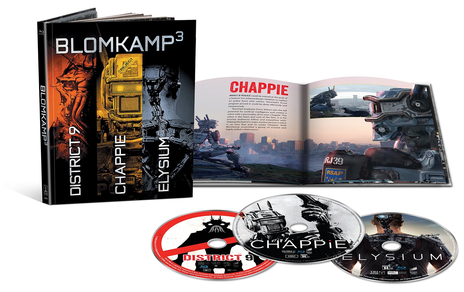 Chappie / District 9 / Elysium – Set