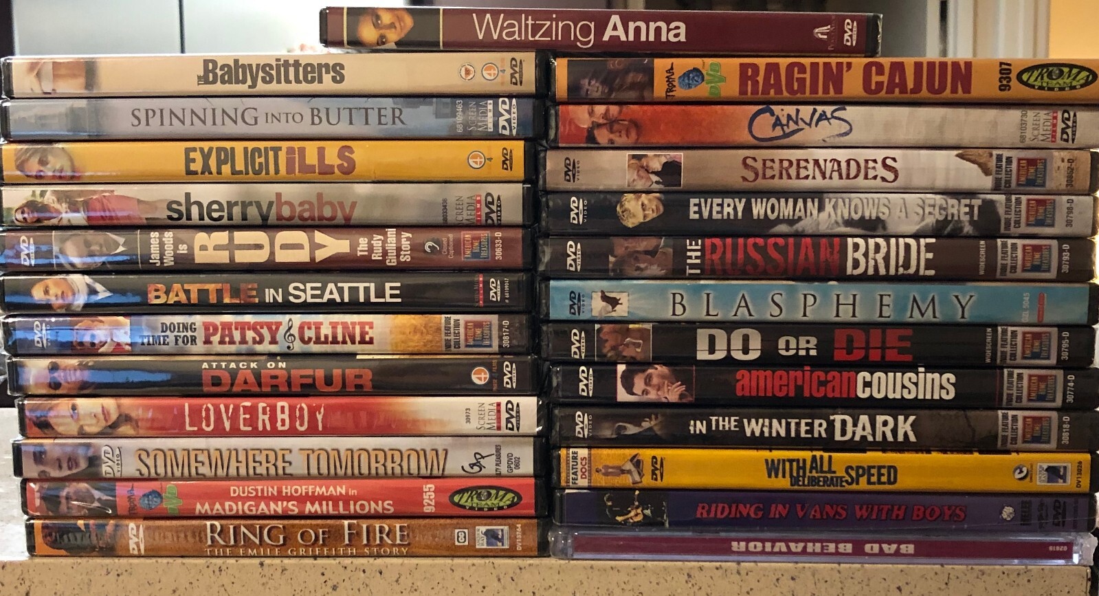 Inventory liquidation Wholesale Lot of 100 New DVD Assorted Bulk No Dups Nice 1!