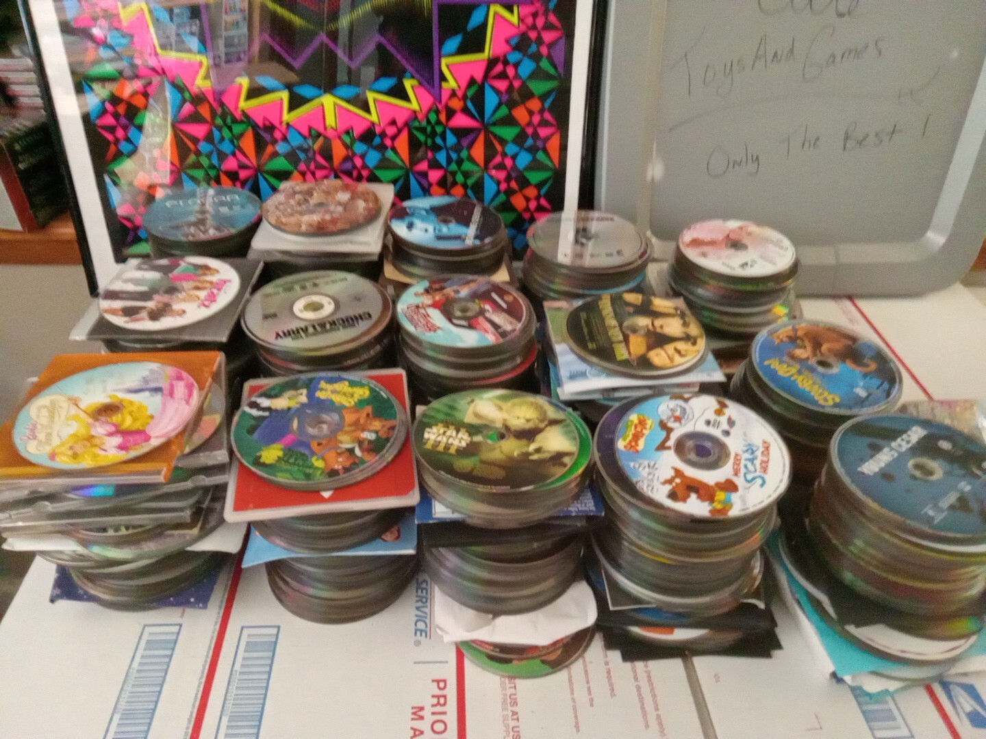 Lot Of 500+ MOVIES Loose Dvds Great Titles Good Material Assorted Random T1#406