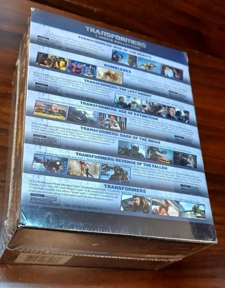 Transformers: 7-Movie Collection (4K Ultra HD)NEW (Sealed)- Free Box Shipping