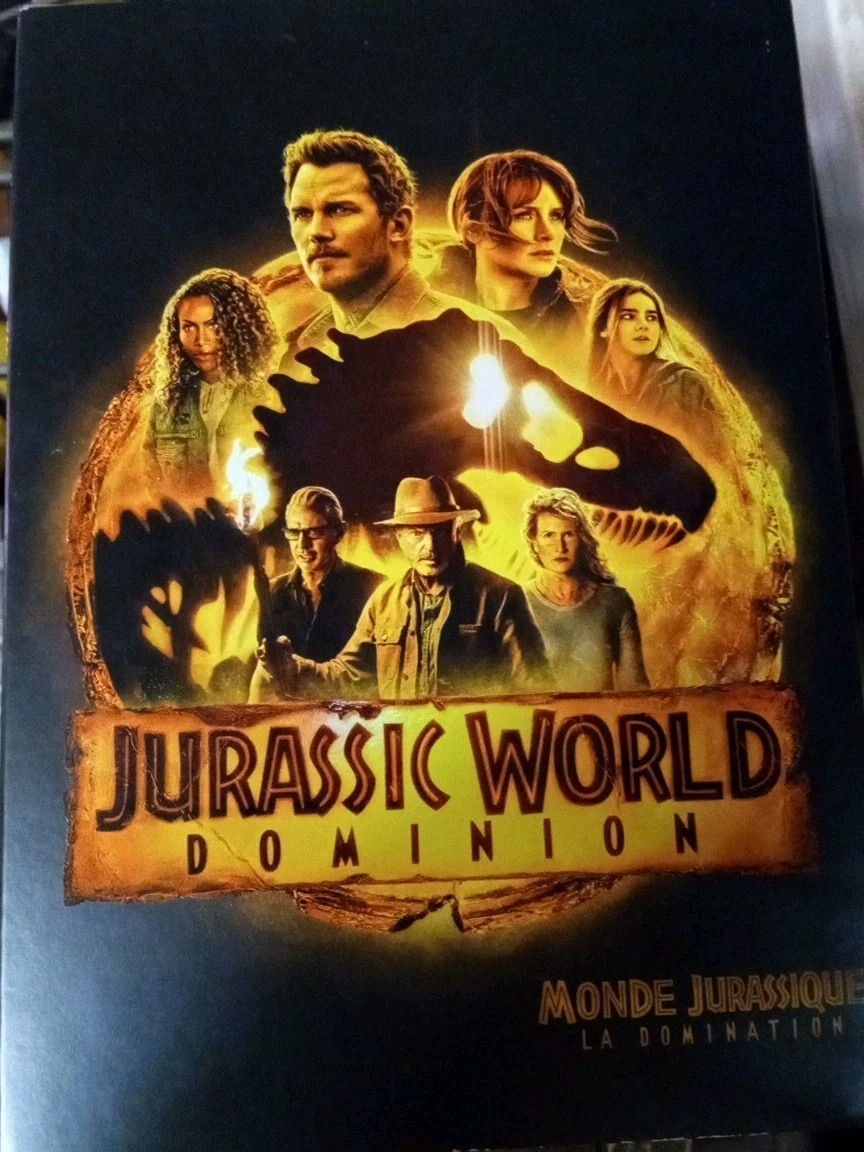 Jurassic World: Dominion (DVD, 2022) New/Sealed W/Slipcover! Fast Shipping!