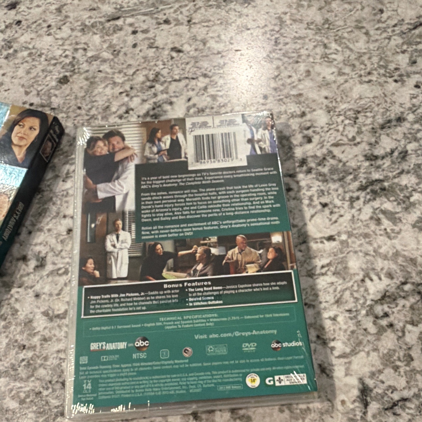 SEALED Grey’s Anatomy Complete Ninth Season DVD NTSC Widescreen ABC (2013)