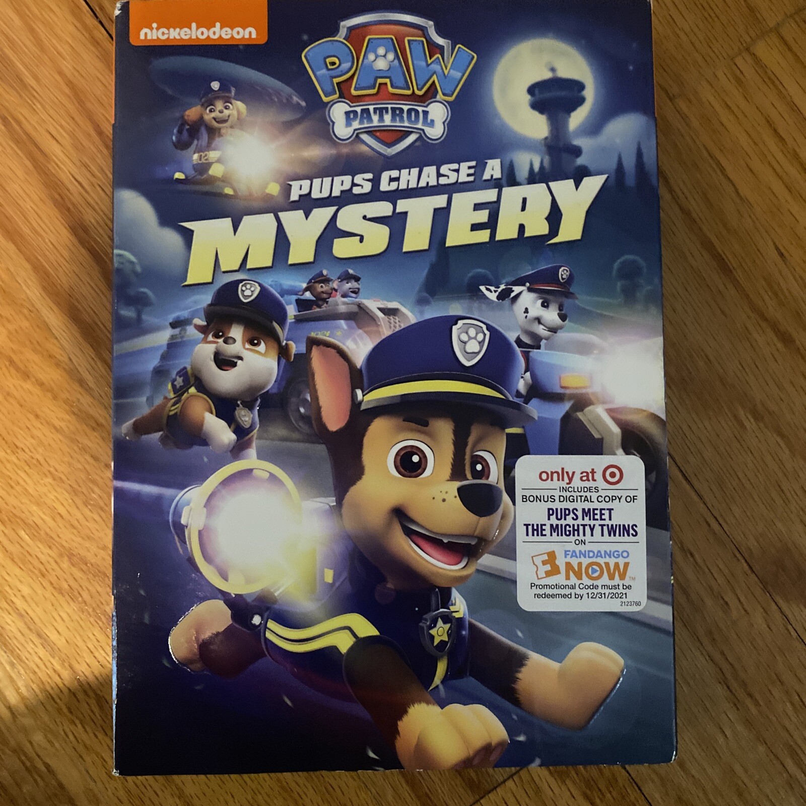 Paw Patrol Pups Chase a Mystery DVD Movie Night Family Kids Wide NEW Sealed