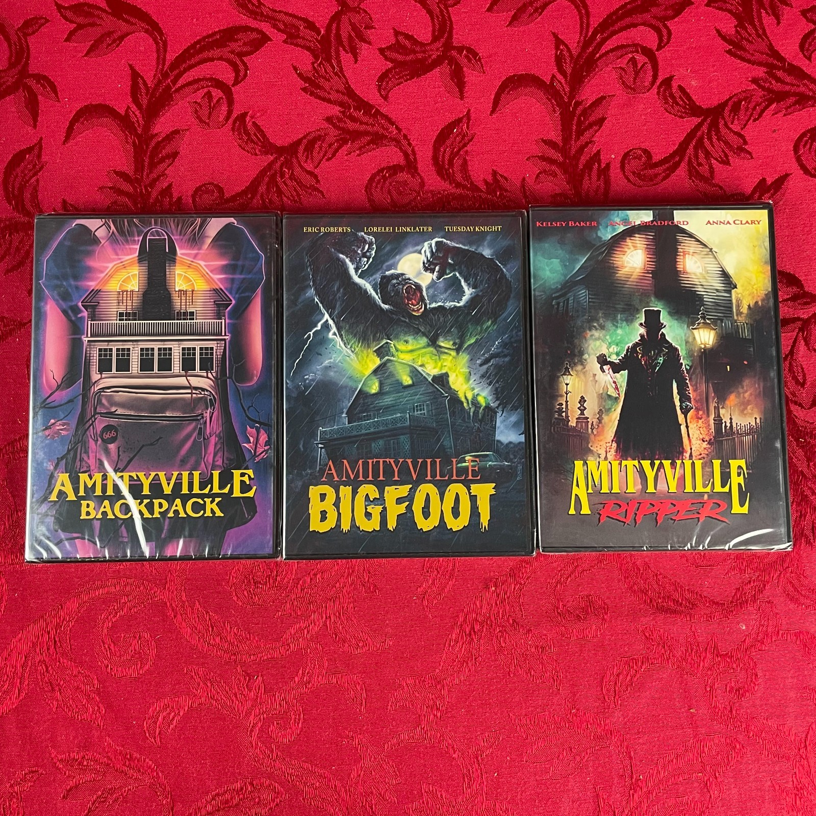 SRS CINEMA AMITYVILLE MOVIE BUNDLE (DVD) Avery Guerra, 4 Films, Region FREE/0