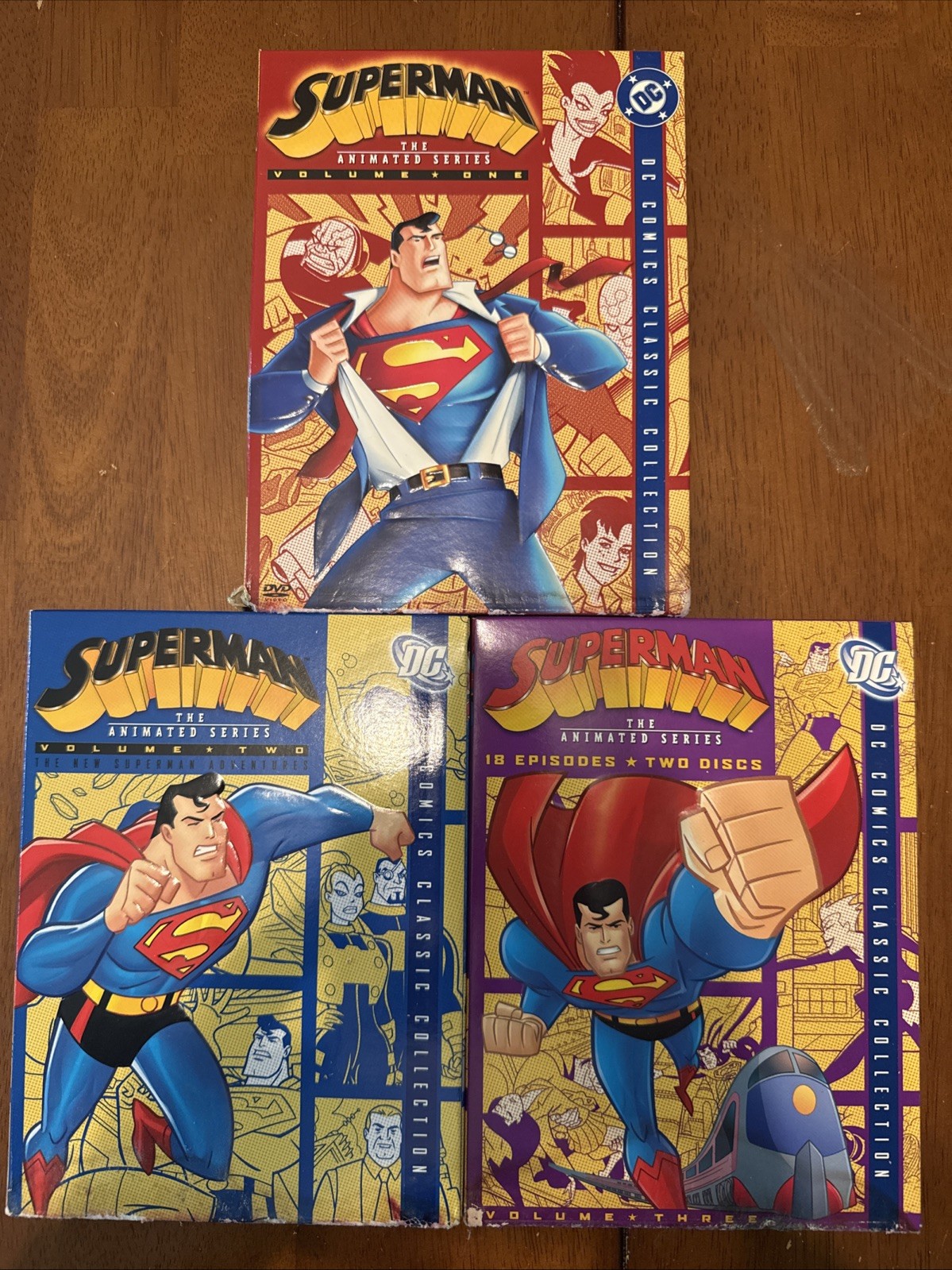Superman: The Animated Series Complete TV Series DVDs Vol. 1-3