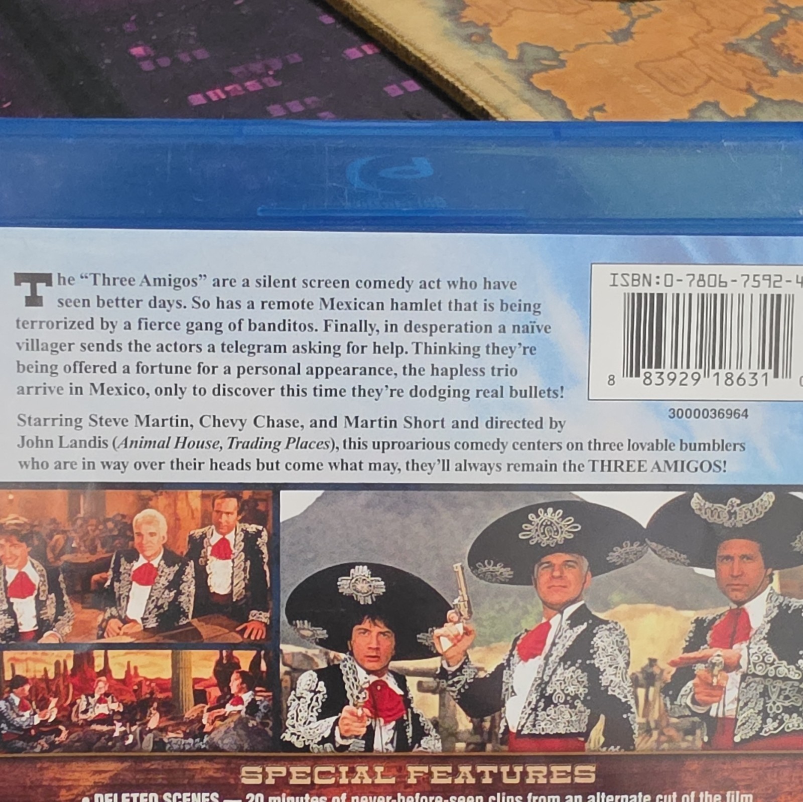 Three Amigos! Blu-ray Steve Martin Chevy Chase PG-13