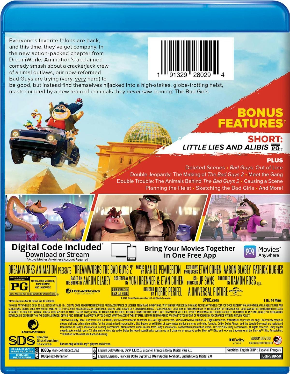 Bad Guys 2 Blu-ray NEW