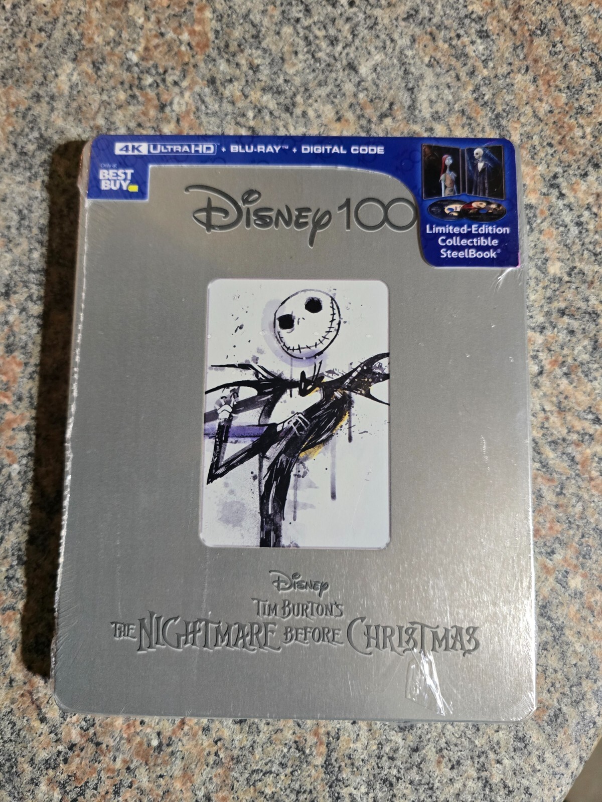 Tim Burton’s The Nightmare Before Christmas Disney 100 4K Steelbook – Sealed NEW