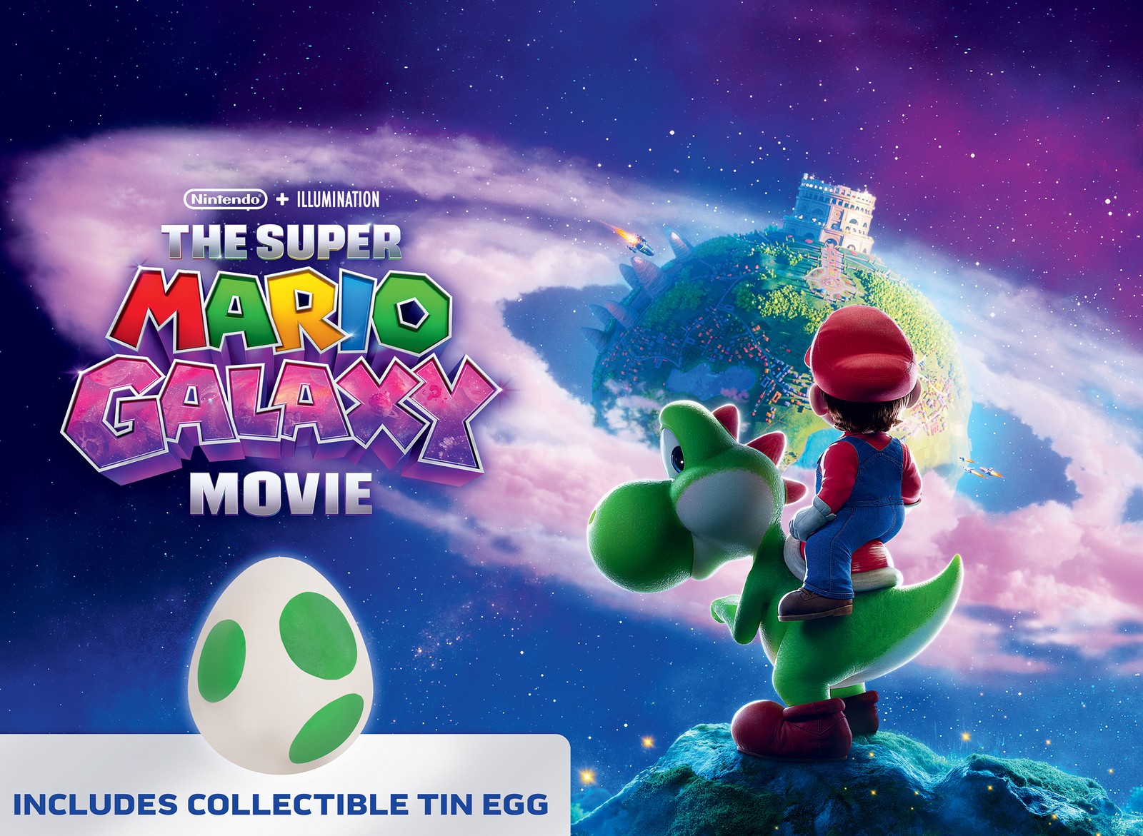 SDS The Super Mario Galaxy Movie Collectible Tin (4K Ultra HD + Blu-ray +