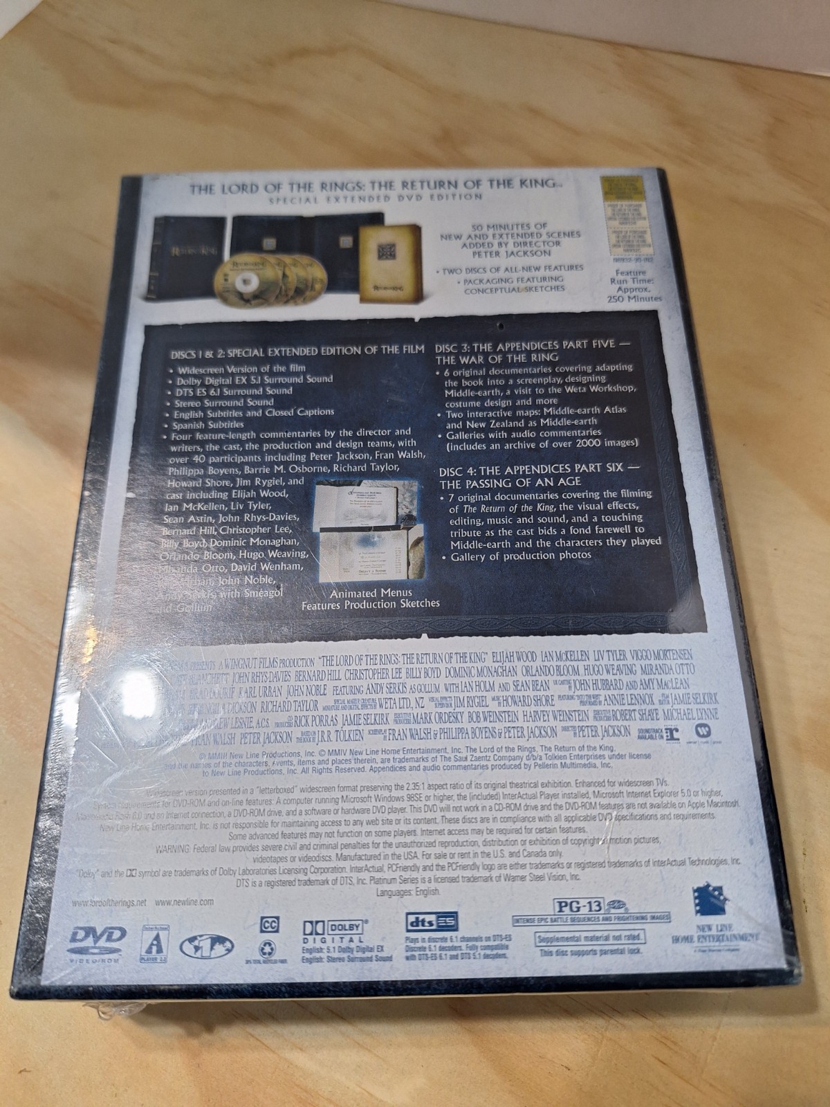 New, Sealed The RETURN Of The KING Special Edition DVD Box Set