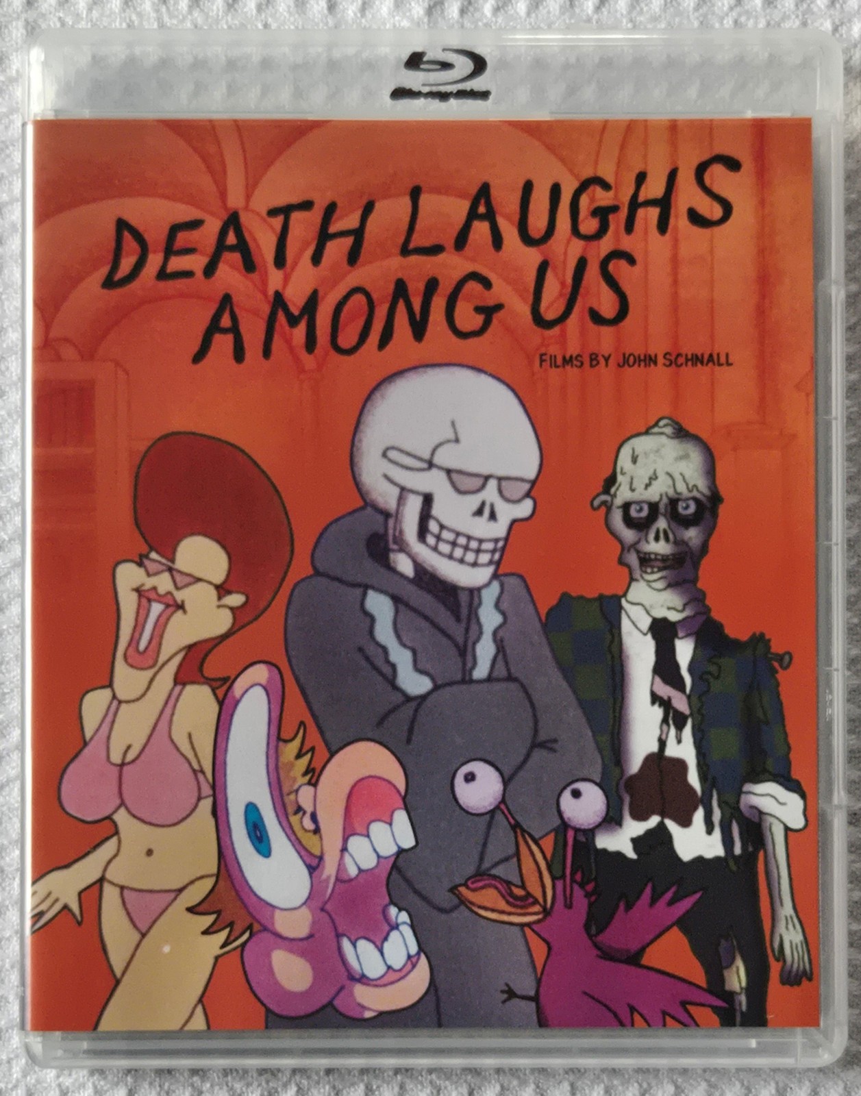 DEATH LAUGHS AMONG US blu-ray JOHN SCHNALL cult animation NEAR MINT