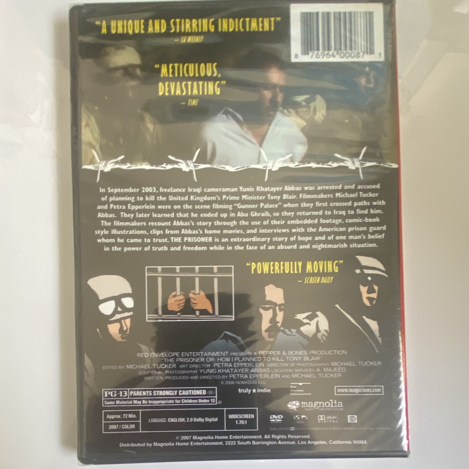Magnolia The Prisoner: How I Planned to Kill Tony Blair DVD PG-13 WS 72min