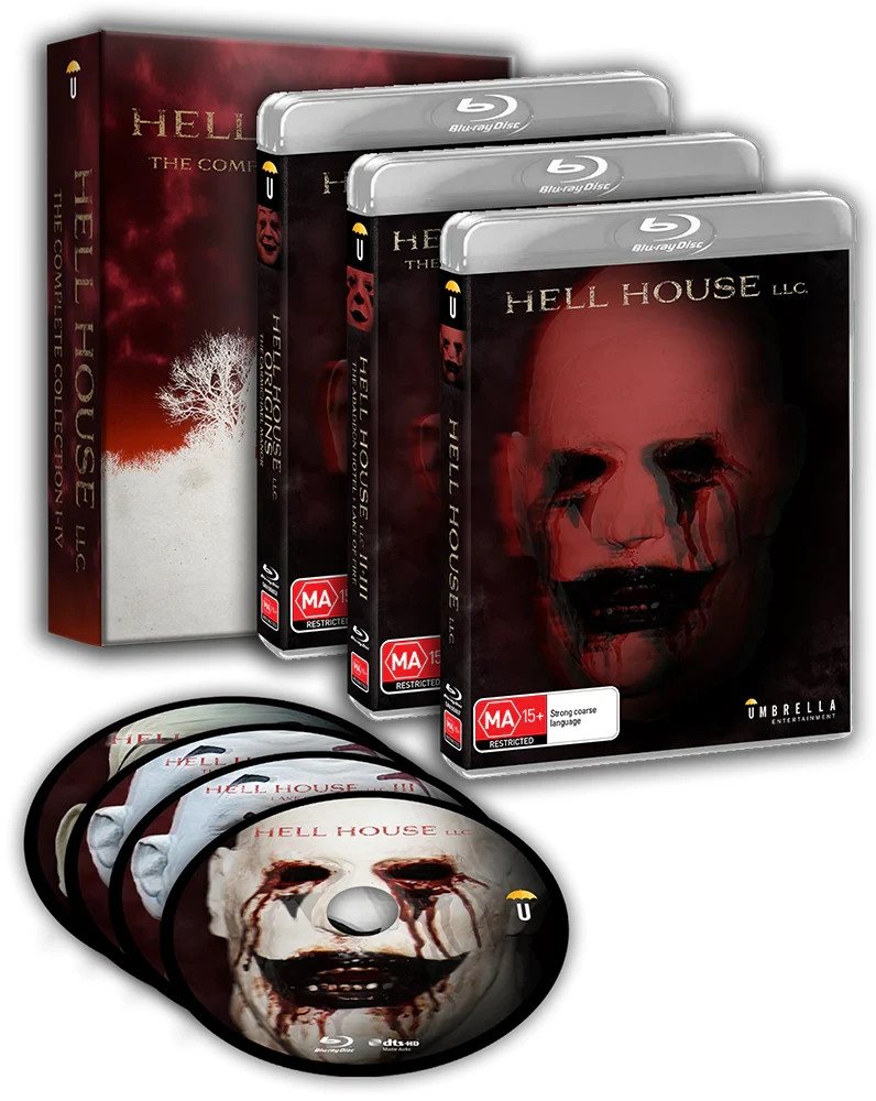 Hell House Collection: I-IV-All-Region/1080p Boxset (Blu-ray)