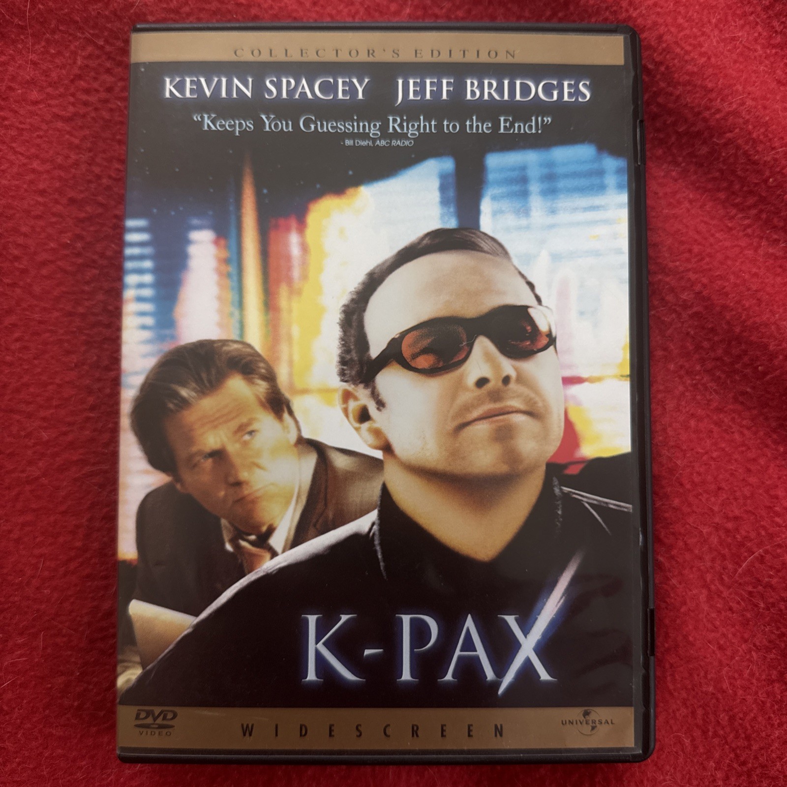 K-Pax DVD Collector’s Edition 2002 Movie Kevin Spacey Jeff Bridges Widescreen