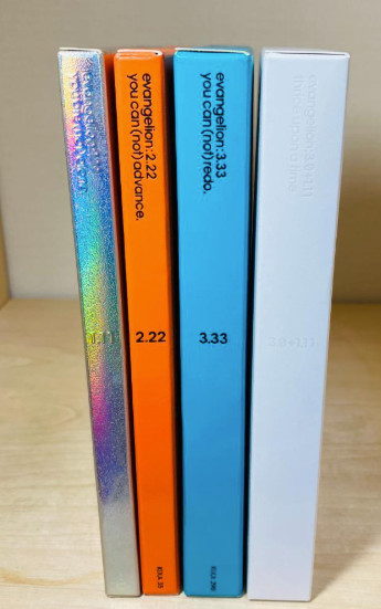 [4P] Rebuild of Evangelion 1.11 2.22 3.33 Blu-ray Complete Set Limited Edition