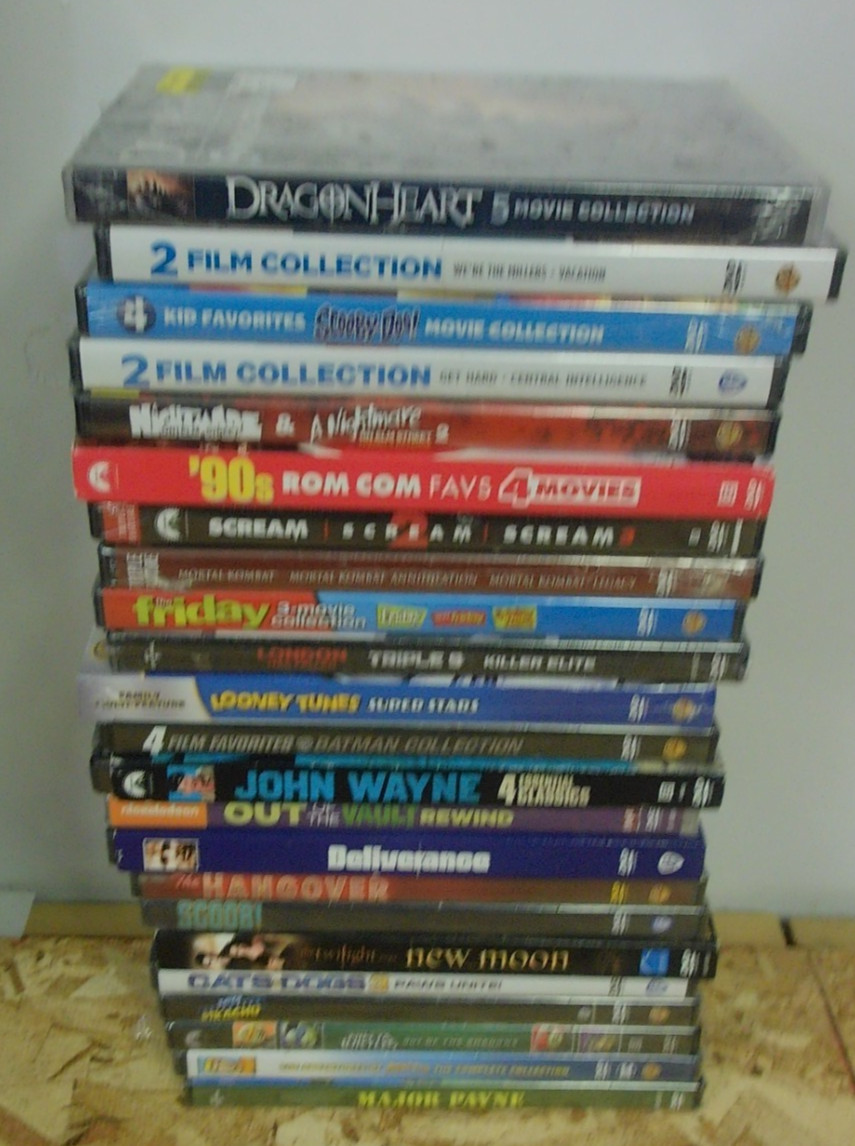 new 51 movies on 23 dvd lot mixed genere some classics many multiple film sets
