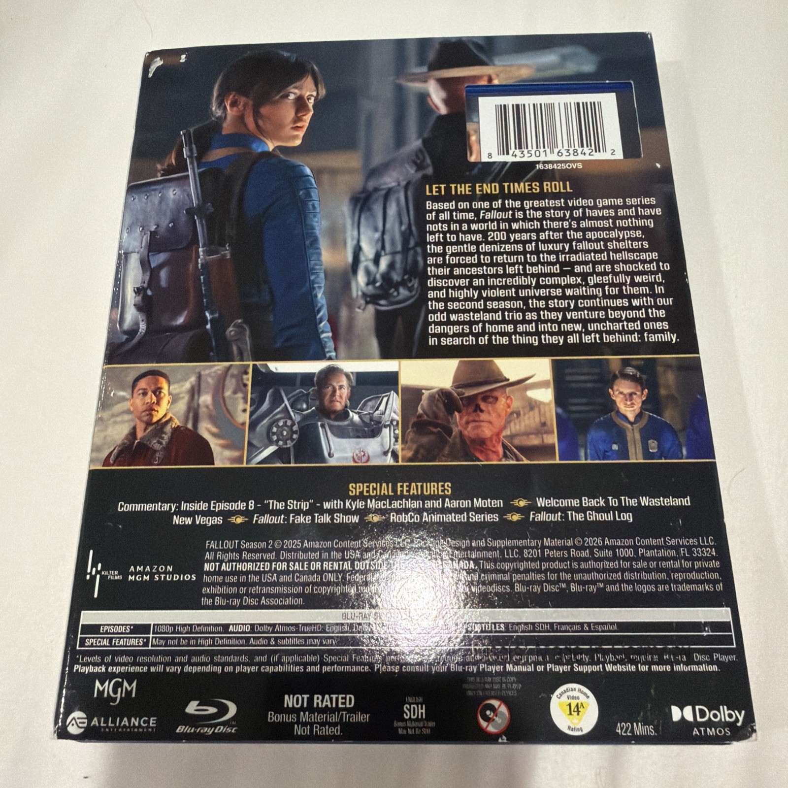 Fallout: Season Two Blu-ray] Dolby, Subtitled – With Slipcover