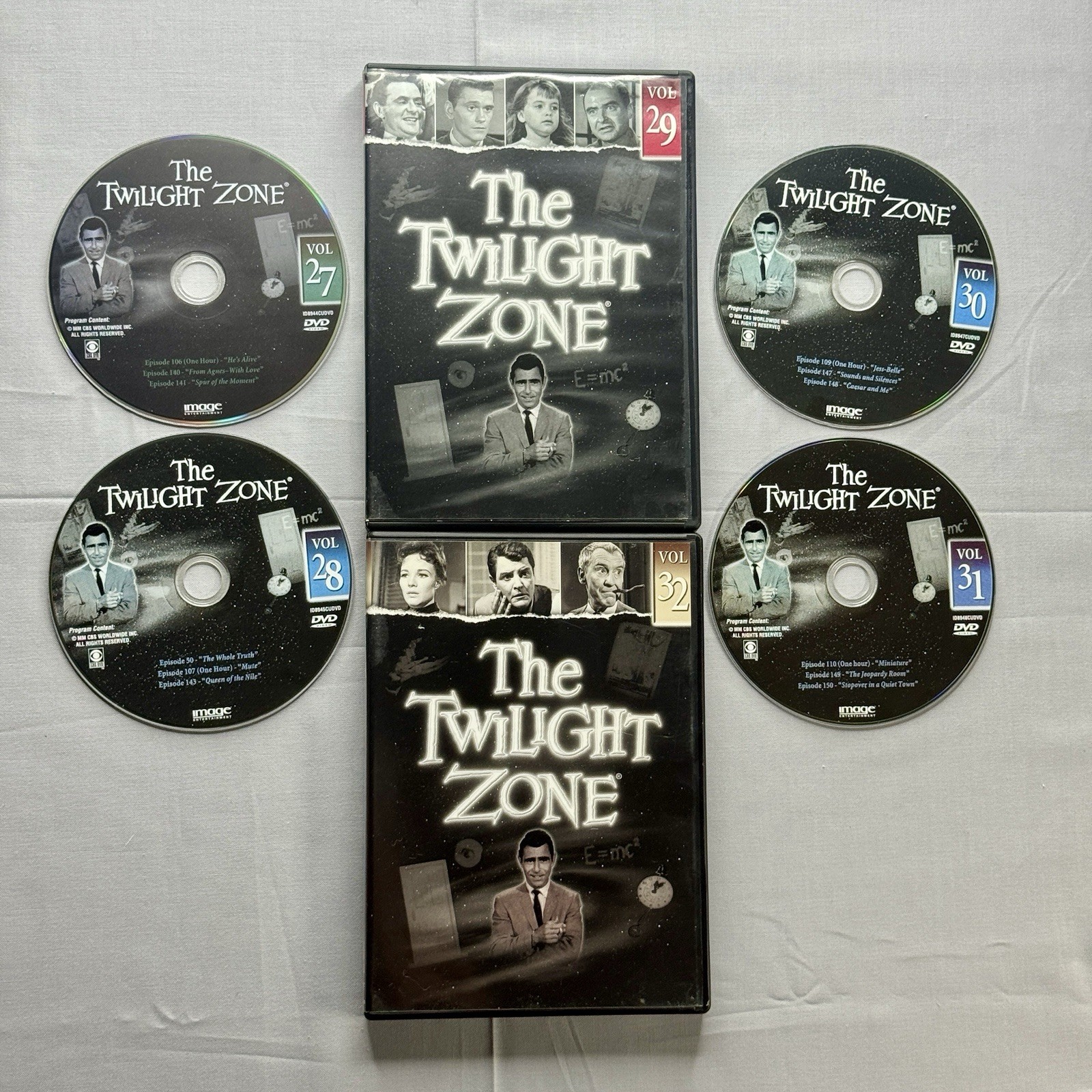 The Twilight Zone DVD Lot Vol 27-32 Classic TV Series Rod Serling