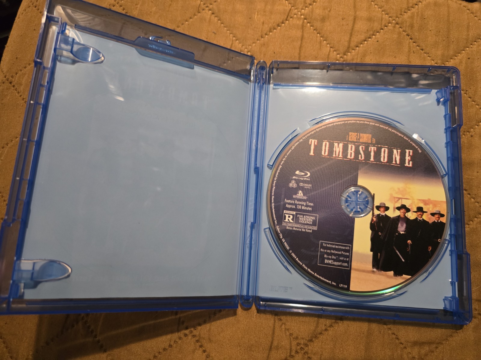 6 Blu-ray Lot- Tombstone, A Knight’s Tale, Frailty, Top Gun, Robin Hood, Super 8