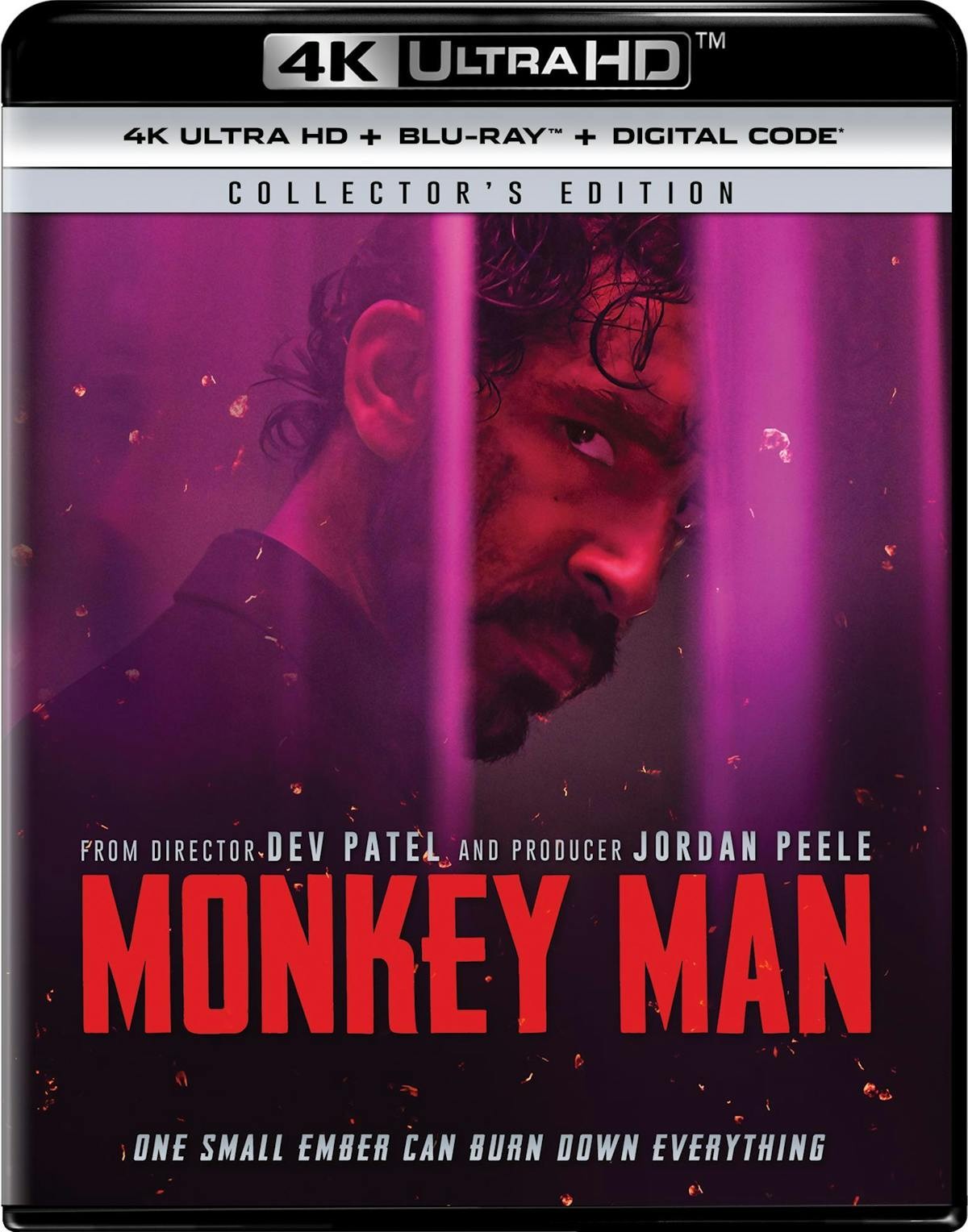 Monkey Man – Collector’s Edition 4K Ultra HD + Blu-ray + Digital 4K UHD Blu