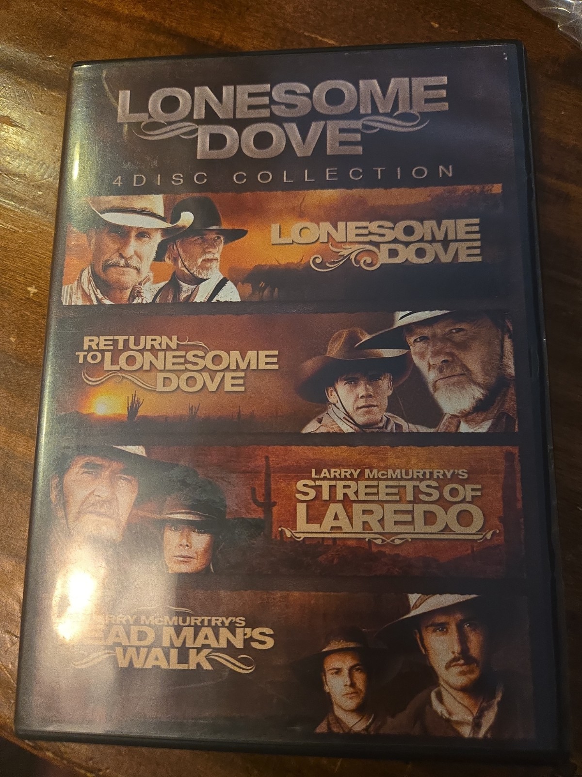 Lonesome Dove 4 Disc Collection DVD Return To, Streets Of Laredo Dead Man’s Walk