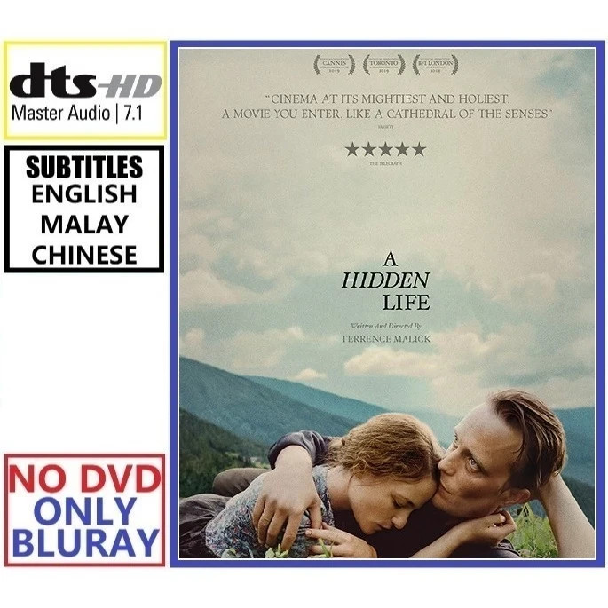 BLU RAY A Hidden Life (2019) Biography/Drama/Romance