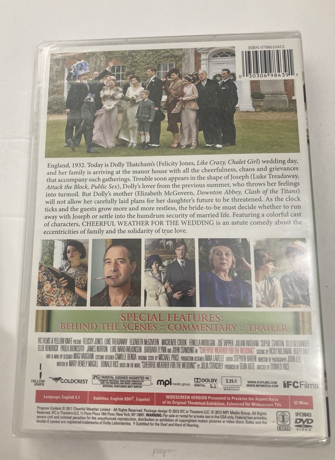 Cheerful Weather for The Wedding. British Period Piece Comedy. Sealed DVD