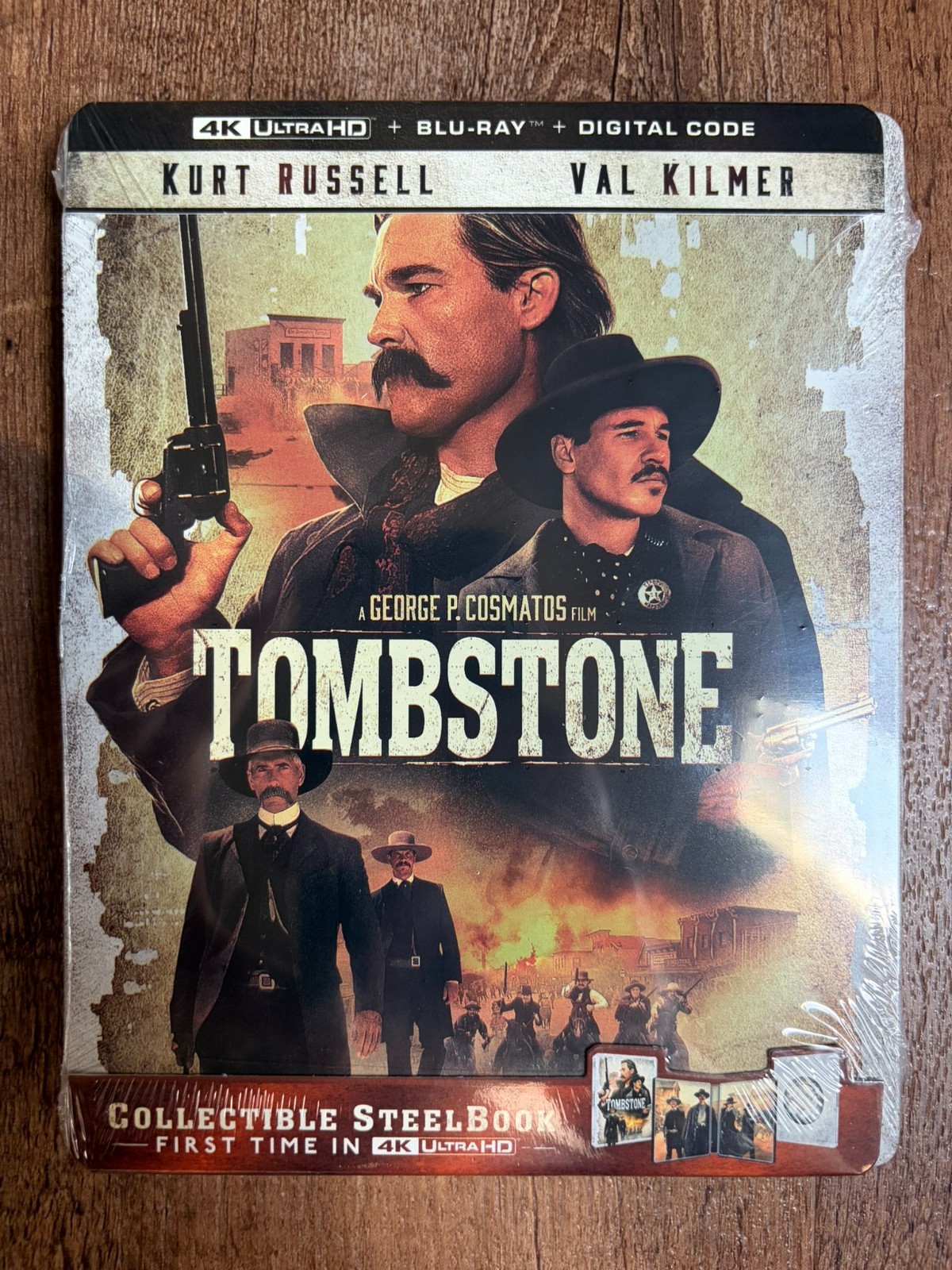 Tombstone w. Steelbook (4K UHD + Blu-ray + Digital, 1993, Region Free) *NEW*