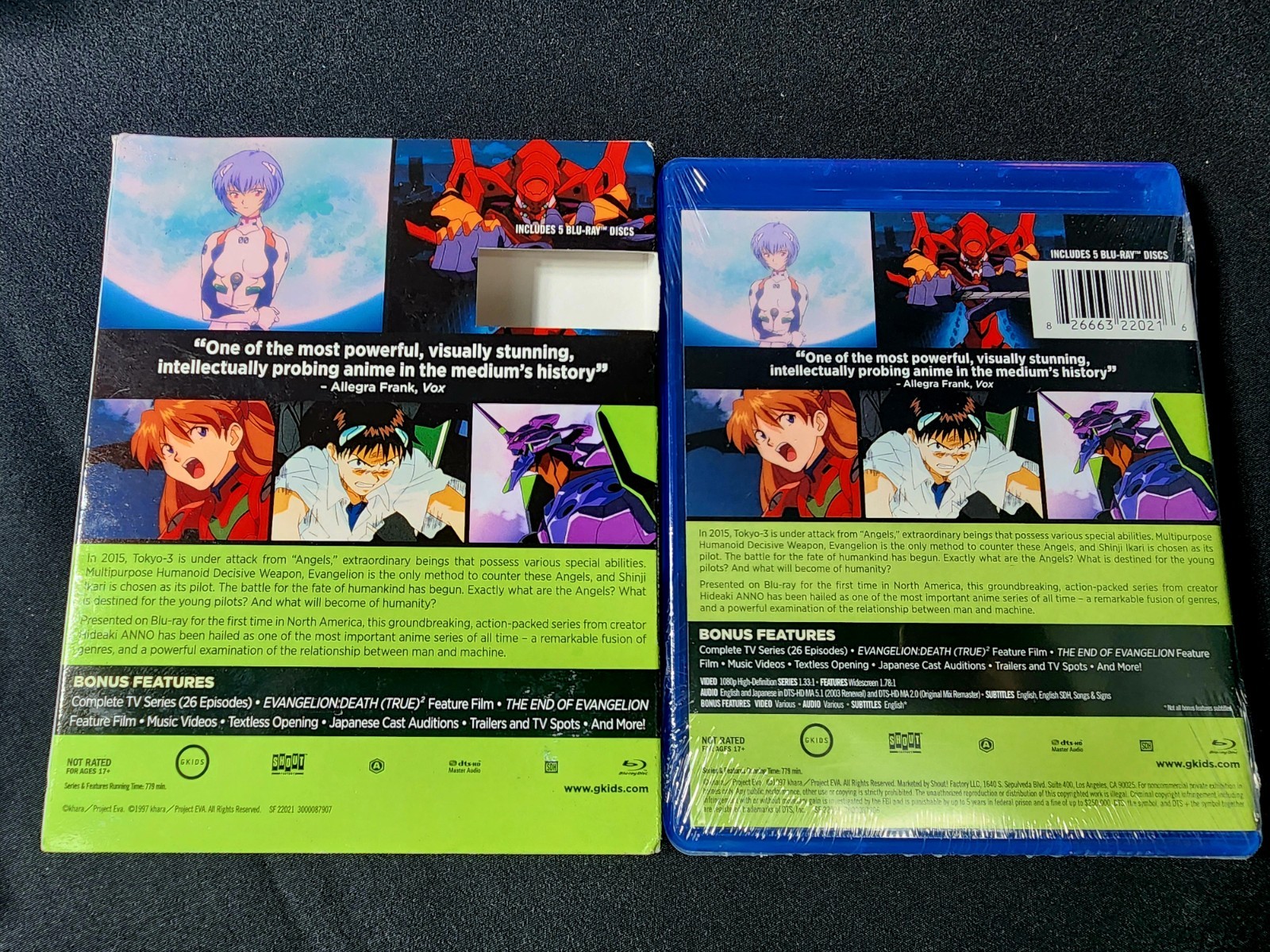 Neon Genesis Full Series 26 Ep + 2 Feature Films DEATH(TRUE)²/END OF EVANGELION