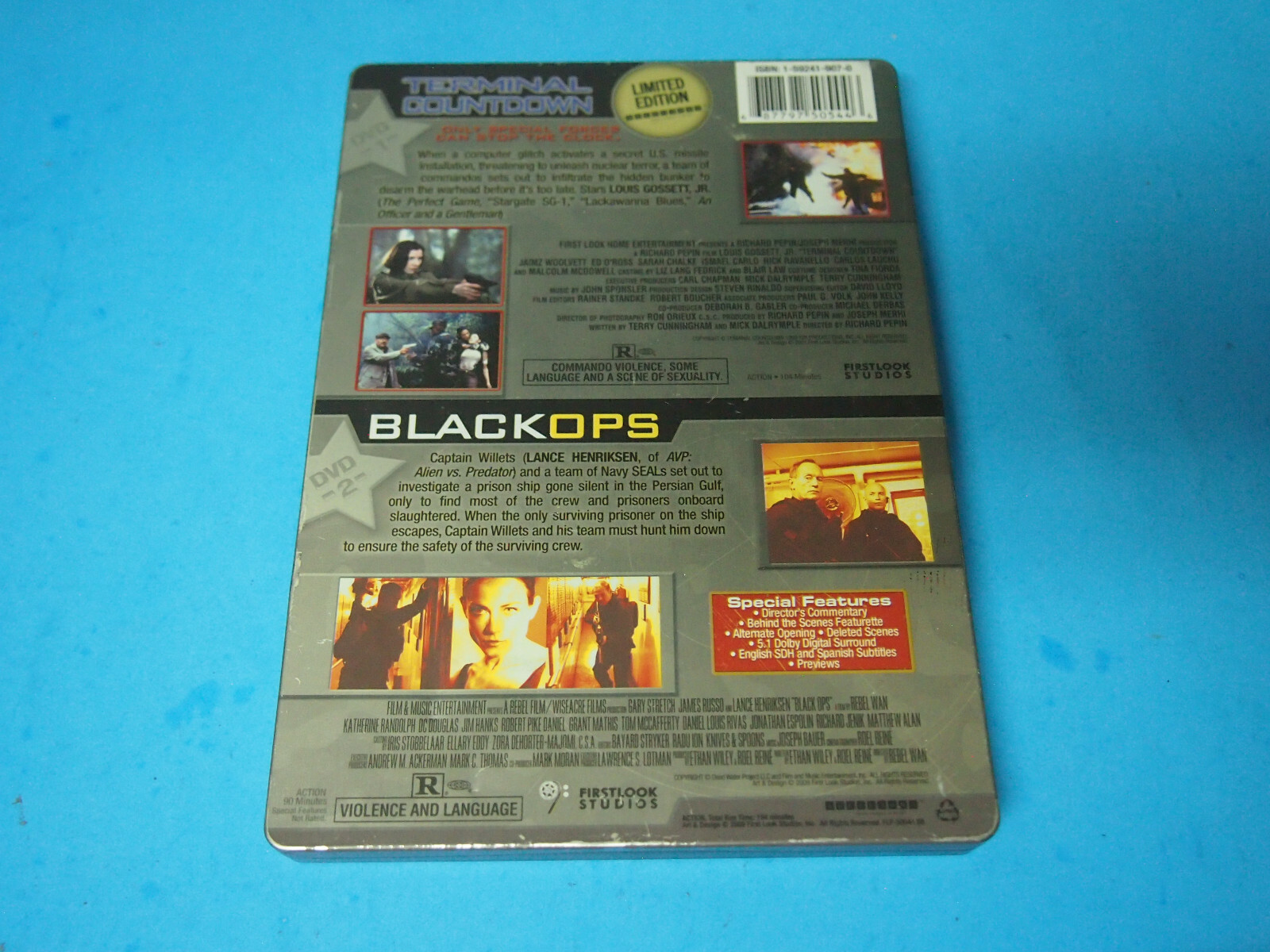 Steelbook Terminal Countdown & Black Ops Double Feature, DVD Military Operations