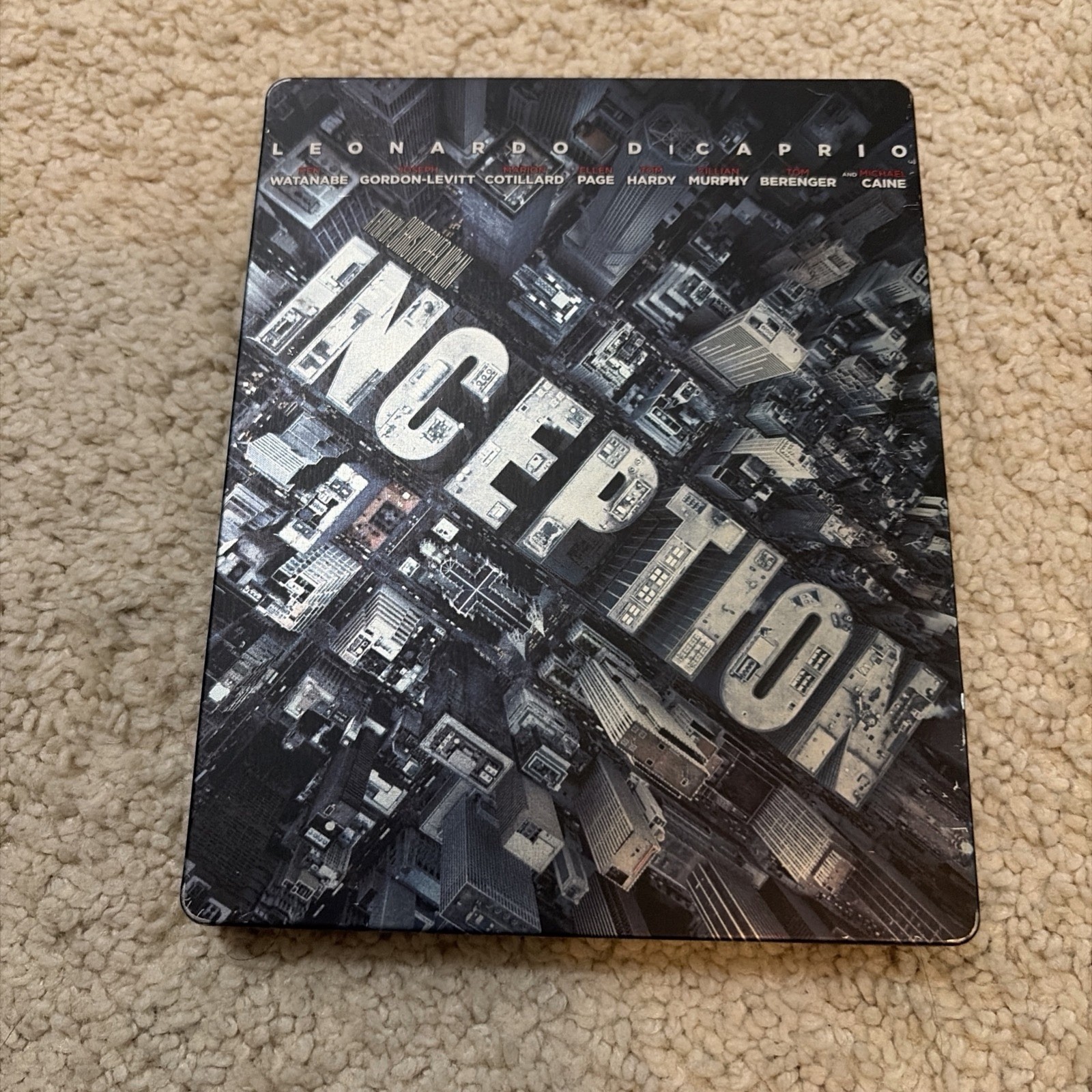 Inception Blu-Ray Metal Collector’s Tin Leonardo DiCaprio