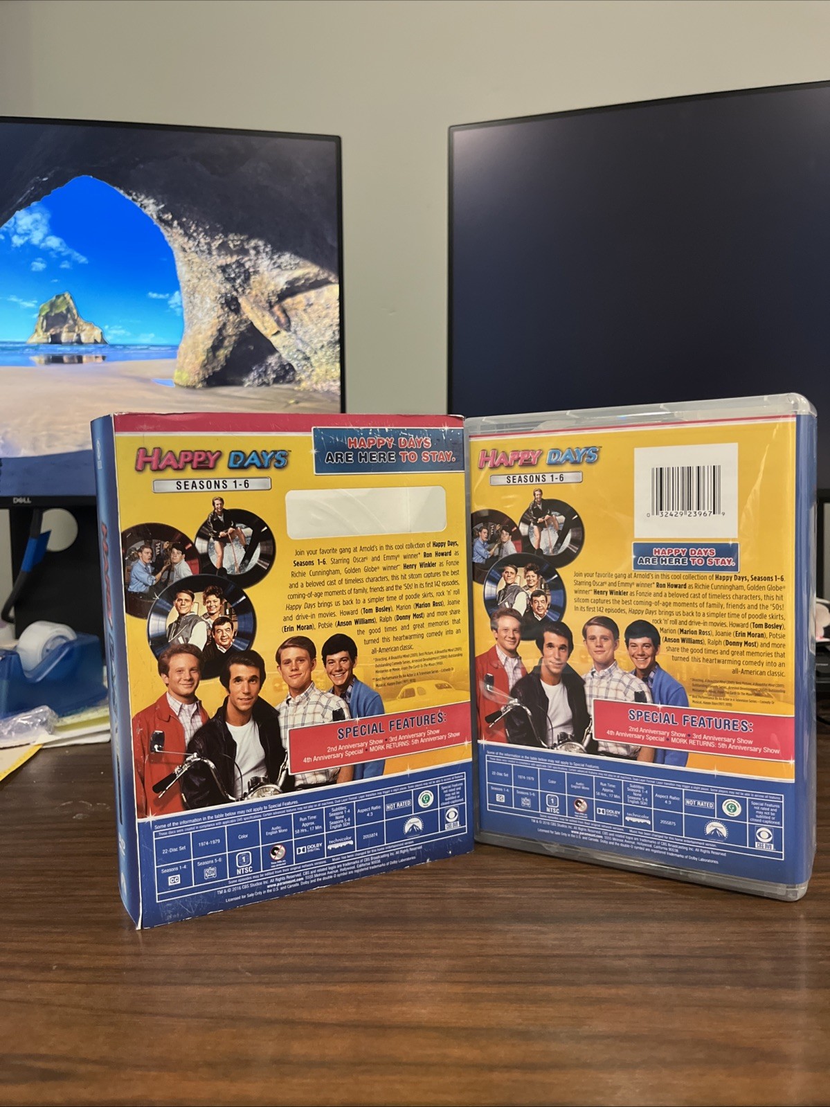 Happy Days: Seasons 1 – 6 – DVD – VERY GOOD With Slipcover Rare HTF