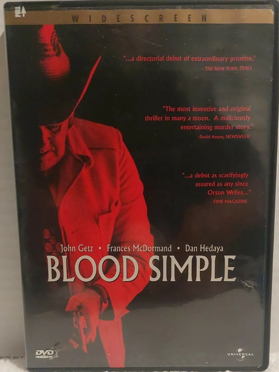 Blood Simple (Universal Pictures, 2001, R, Joel Coen ) John Getz, Francis McDorm