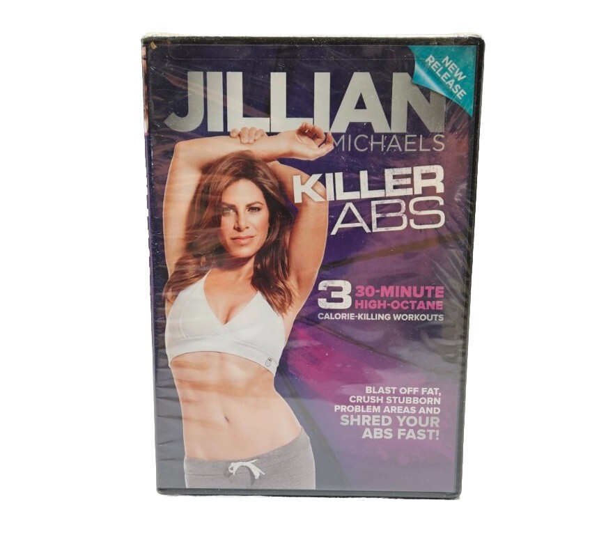 Jillian Michaels Killer Abs DVD Blast Off Fat 3 30 Minute Workouts New