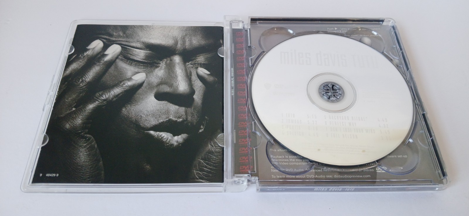 Miles Davis Tutu DVD Audio Disc 2002 Warner Bros Advanced Resolution