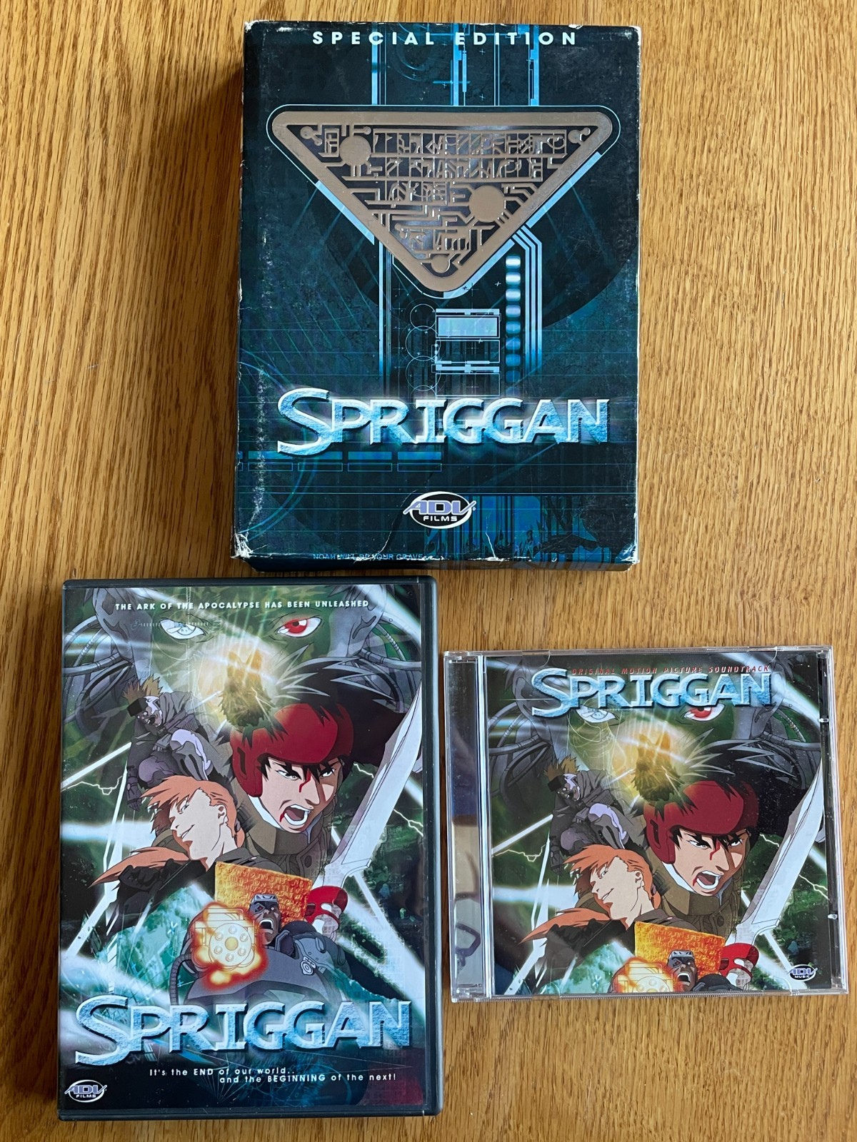 SPRIGGAN – Special Edition DVD + CD Combo – ADV Films