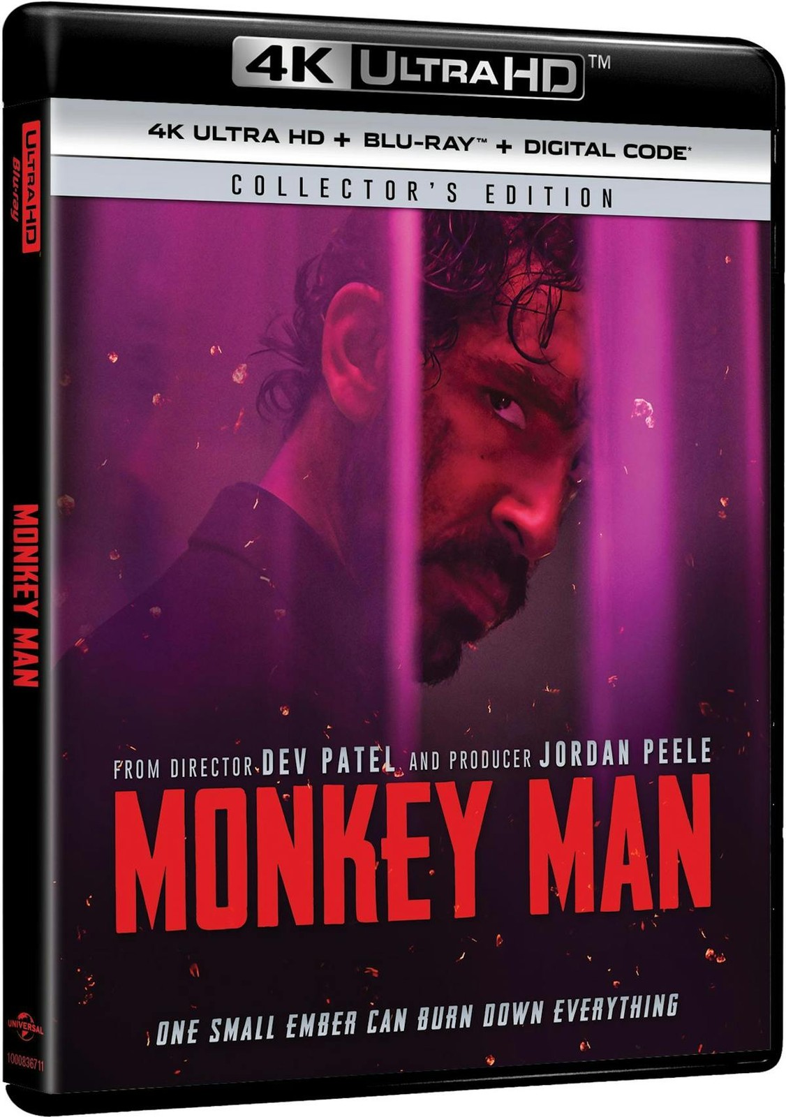 Monkey Man – Collector’s Edition 4K Ultra HD + Blu-ray + Digital 4K UHD Blu