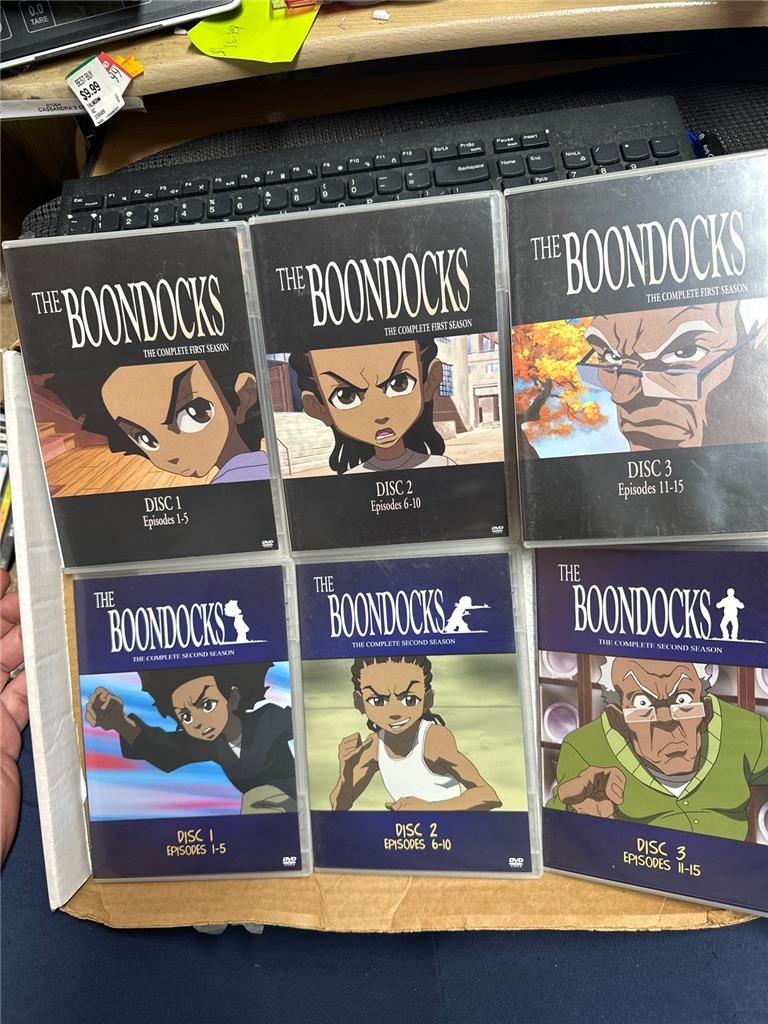 The Boondocks DVD Lot – Seasons 1 and 2 6 Discs