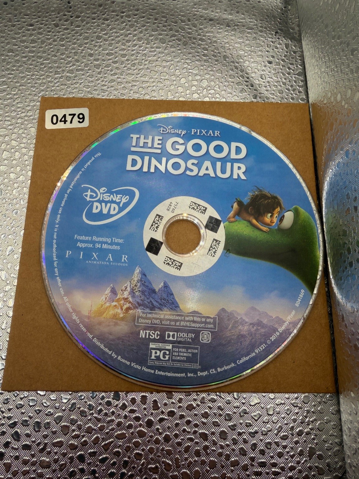 The Good Dinosaur DVD 2016 Disney Pixar Animation Peter Sohn Directed