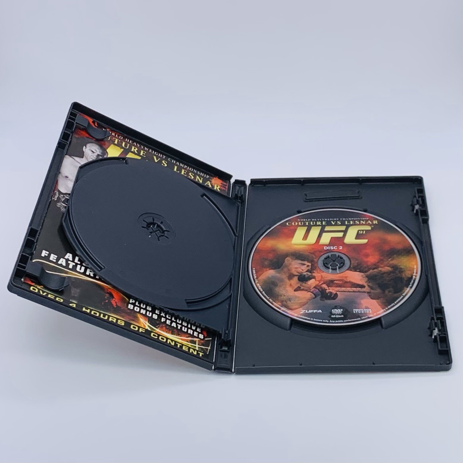 UFC 91: Couture vs. Lesnar DVD with Insert 2008 2-Disc Set Over 4 Hrs of Content