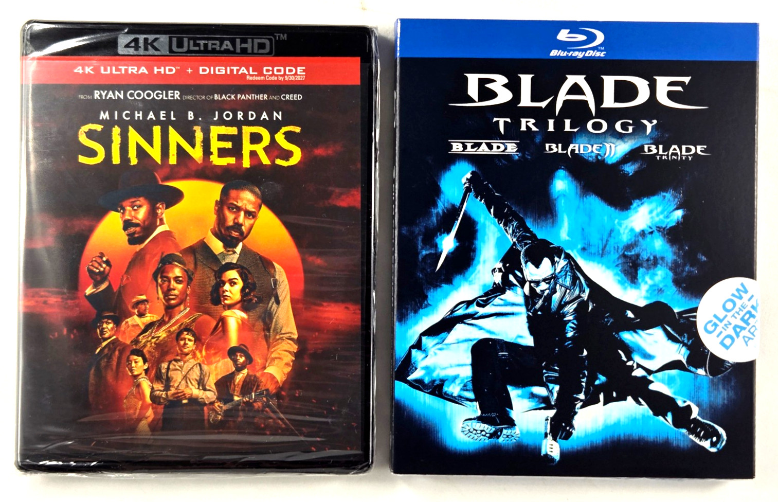 SINNERS 4K+Digital & Blade Trilogy (3x Blu-ray set + Slip Cover) VAMPIRES