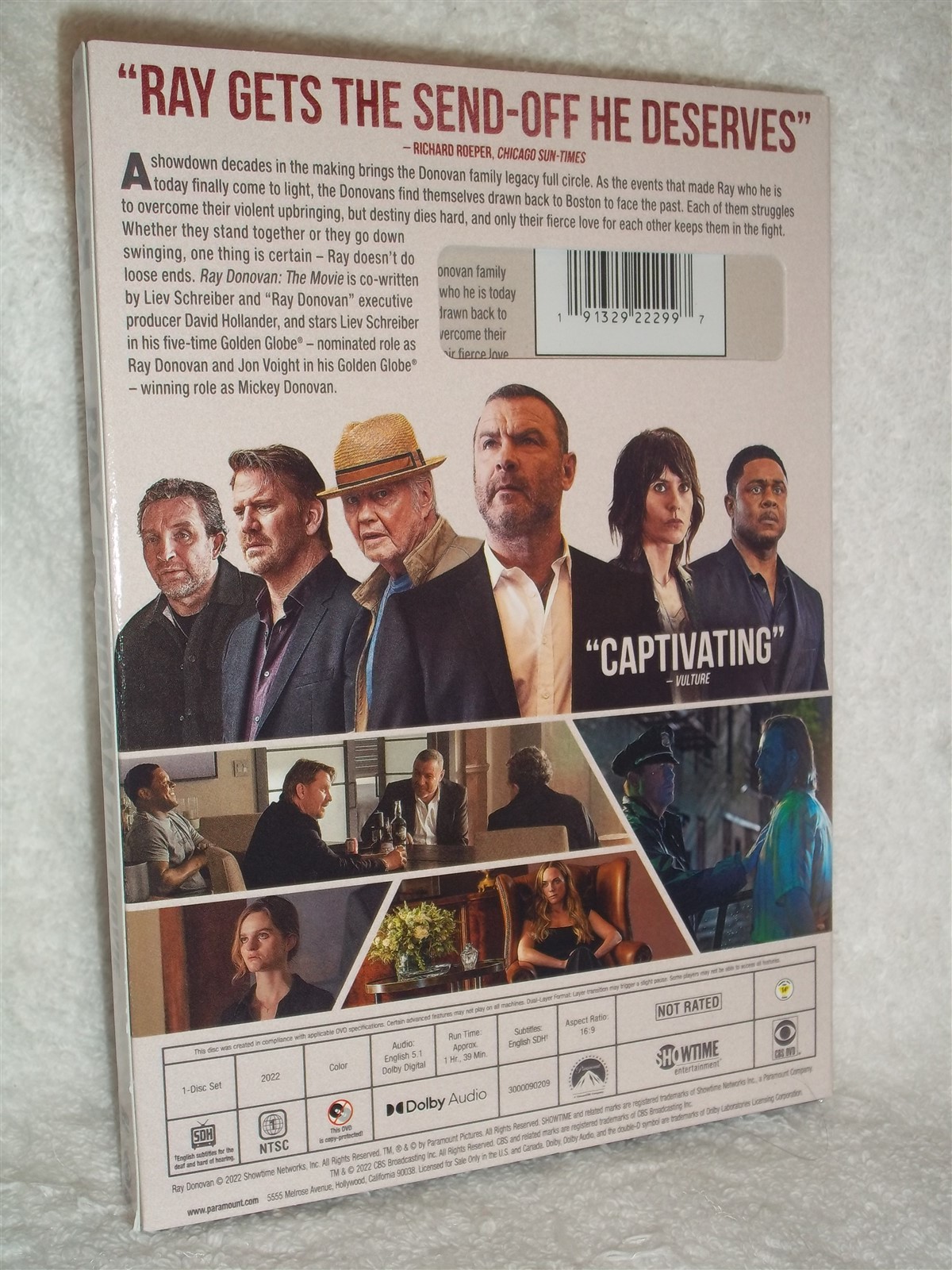 Ray Donovan: The Movie (DVD, 2022) NEW Liev Schreiber captivating thriller drama