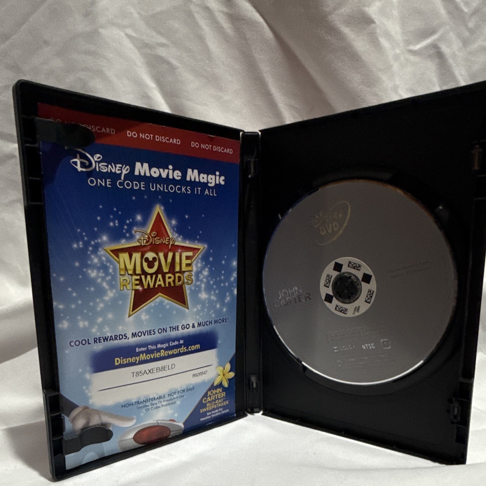 Disney John Carter DVD Widescreen Taylor Kitsch Andrew Stanton PG-13 2012
