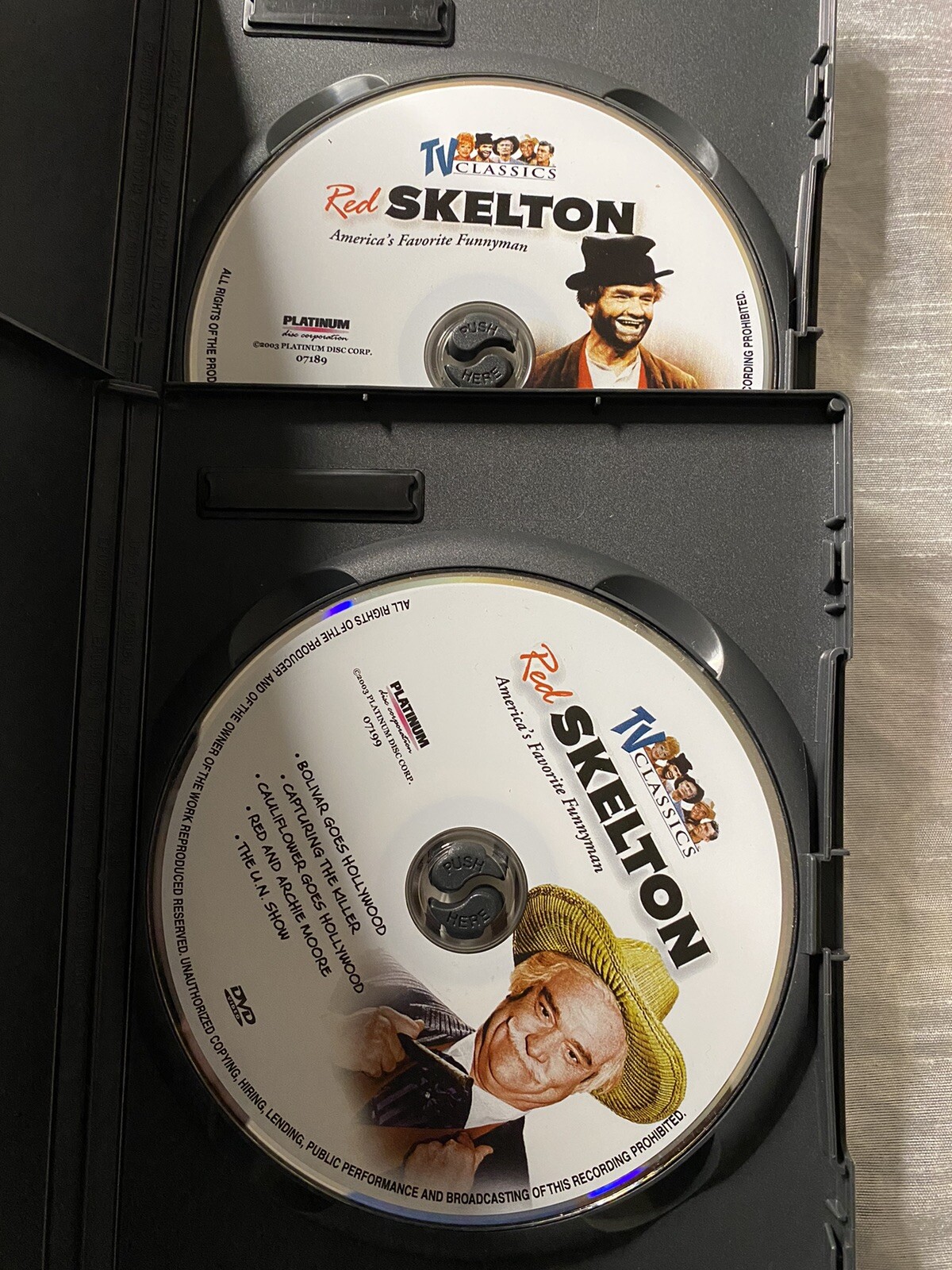 Red Skelton TV Classics Platinum DVD, 2003, 2-Disc Set, 10 Episodes) 360 min