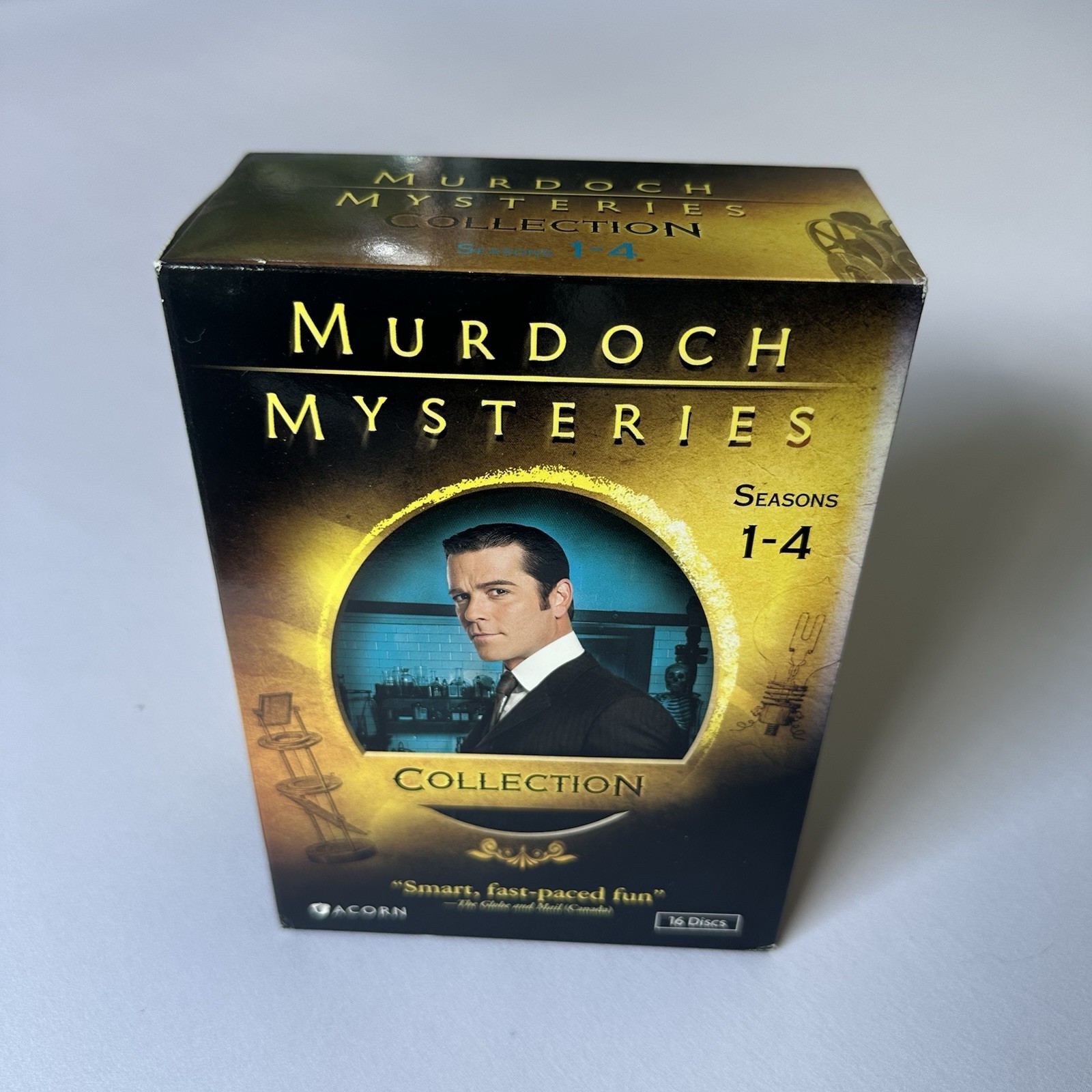 Murdoch Mysteries Seasons 1-4 DVD Collection Box Set 16 Discs Acorn TV Mystery